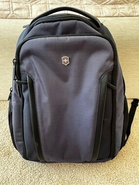 Victorinox Navy Blue Travel Backpack with Protective Padding